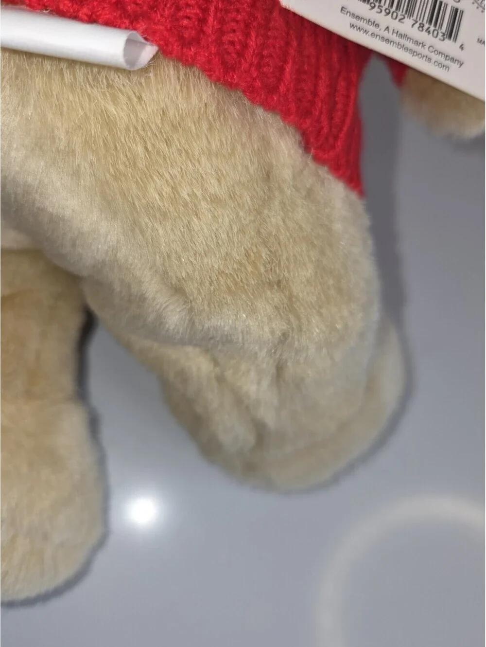 MLB Official Boston Red Sox Teddy Bear Plush Furry Stuffed Toy SC2